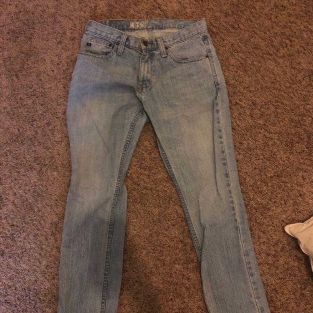 Light blue skinny jeans